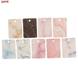 100pcs Marble Earring Necklace Card Jewelry Display 5x7cm