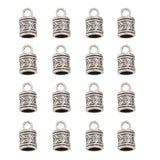 100pcs 6.5mm Alloy Cord Ends Antique Golden DIY Jewelry Supplies