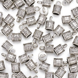 100pcs 6.5mm Alloy Cord Ends Antique Golden DIY Jewelry Supplies
