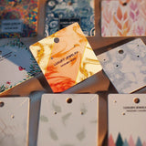 100pcs 6*6 cm Colorful Jewelry Display Cards
