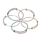 100pcs Adjustable Size Bangles for DIY Jewelry Making