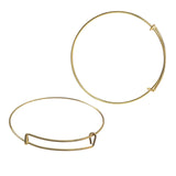 100pcs Adjustable Size Bangles for DIY Jewelry Making