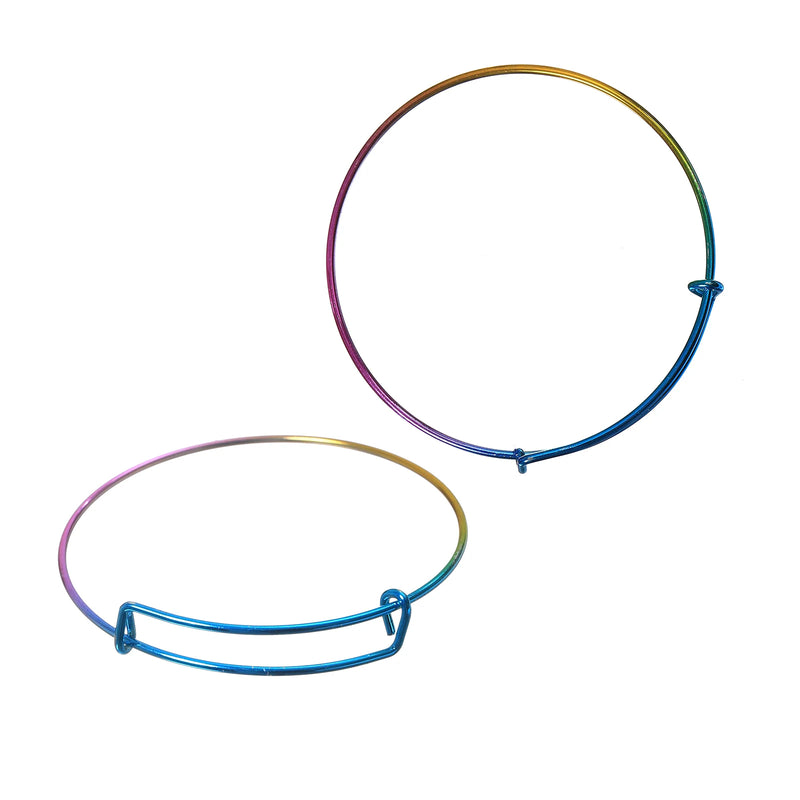 100pcs 65mm Adjustable Bangles for DIY Jewelry BG012