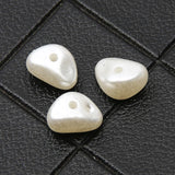100pcs 6X9mm Beige Acrylic Pearl Beads for Jewelry Making
