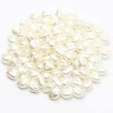 100pcs 6X9mm Beige Acrylic Pearl Beads for Jewelry Making