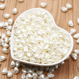 100pcs 6X9mm Beige Acrylic Pearl Beads for Jewelry Making