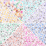 100pcs 6mm Acrylic Letter Beads Mixed Alphabet for Jewelry Making