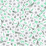 100pcs 6mm Acrylic Letter Beads Mixed Alphabet for Jewelry Making