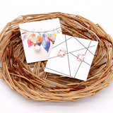 100pcs 6x6cm Jewelry Cards for Necklaces/Earrings, DIY Paper Displays