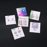 100pcs 6x6cm Jewelry Cards Necklace/Earring Pendant Packing Cards Paper Displays