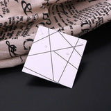100pcs 6x6cm Jewelry Cards for Necklaces/Earrings, DIY Paper Displays