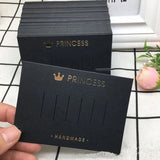 100 Hairpin Rectangular Paper Card DIY Display Packaging Cards