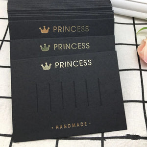 100 Hairpin Rectangular Paper Card DIY Display Packaging Cards