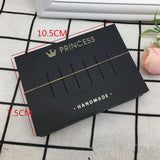 100 Hairpin Rectangular Paper Card DIY Display Packaging Cards