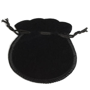 100pcs 70*80mm Velvet Drawstring Pouch Jewelry Bag
