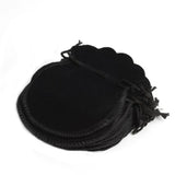 100pcs 70*80mm Velvet Drawstring Pouch Jewelry Bag