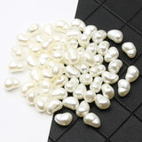 100pcs 7x10mm Ivory Pearl Beads for Jewelry Making