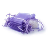 100pcs 7x5cm Organza Bags Wedding Jewelry Packaging Display Pouches