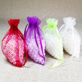100pcs 7x9cm Drawable Organza Bag Party Gift Bags Drawstring Pouches