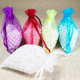 100pcs 7x9cm Drawable Organza Bag Party Gift Bags Drawstring Pouches
