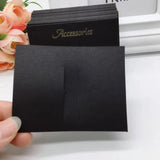 100pcs Hairpin Rectangular Paper Card DIY Display Packaging