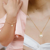 100pcs Faux Pearl Bead Pendants with Rhinestone for DIY Necklace Earrings