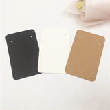 100pcs Jewelry Packaging Paper Card Love Necklace Bracelet Display DIY