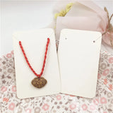 100pcs Jewelry Packaging Paper Card Love Necklace Bracelet Display DIY