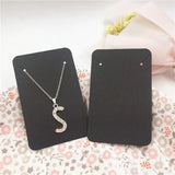 100pcs Jewelry Packaging Paper Card Love Necklace Bracelet Display DIY