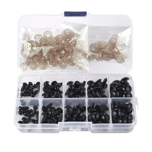 100pcs Plastic Plush Safety Eyes for Toys 6mm 8mm 14mm DIY Funny Toy Animal