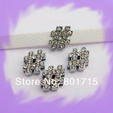 100pcs 8mm Slide Charms for DIY Crafts