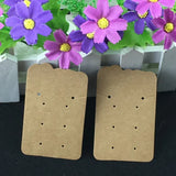 100pcs DIY Jewelry Cards 8x5cm Necklace Earring Pendant Bracelet Charms