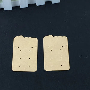 100pcs DIY Jewelry Cards 8x5cm Necklace Earring Pendant Bracelet Charms