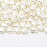 100pcs 8x9MM Heart Shape Acrylic Spacer Beads For DIY Jewelry