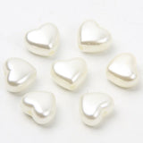 100pcs 8x9MM Heart Shape Acrylic Spacer Beads For DIY Jewelry