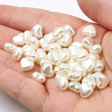 100pcs 8x9MM Heart Shape Acrylic Spacer Beads For DIY Jewelry