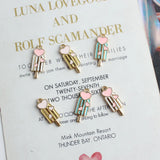 100pcs Love ice cream Alloy Pendant Bracelet Hair Accessories