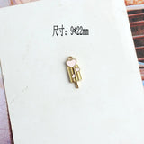 100pcs Love ice cream Alloy Pendant Bracelet Hair Accessories
