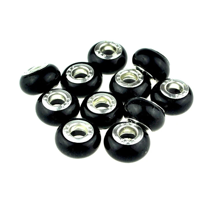 100pcs 9x14mm Cat Eye Beads for Jewelry Making, Charm Bracelet DIY Beads