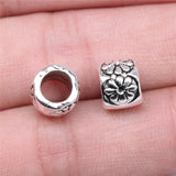 100pcs 9x9x7mm Flower Spacer Beads For DIY Bracelet Making