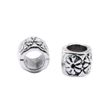 100pcs 9x9x7mm Flower Spacer Beads For DIY Bracelet Making