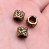 100pcs 9x9x7mm Flower Spacer Beads For DIY Bracelet Making