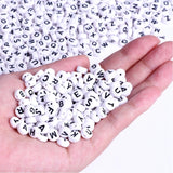 100pcs A-Z Alphabet Acrylic Letters Beads 7x4mm DIY Craft