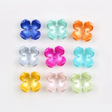 100pcs Pearls Beads Flower Shape Acrylic Beads for Jewelry Making DIY
