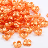 100pcs Pearls Beads Flower Shape Acrylic Beads for Jewelry Making DIY