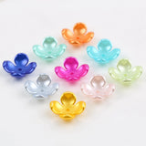 100pcs Pearls Beads Flower Shape Acrylic Beads for Jewelry Making DIY