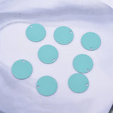 100pcs 12mm Brass Round Charms Multicolor Pendant for Earrings