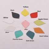 100pcs Brass Small Shape Charms Pendant 12*18mm