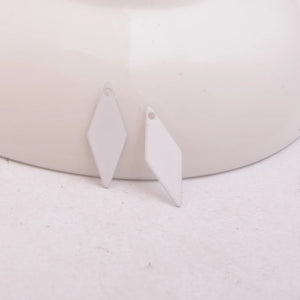 100pcs Square Rhombus Earring Pendant Findings For Woman Bijoux