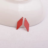100pcs Square Rhombus Earring Pendant Findings For Woman Bijoux